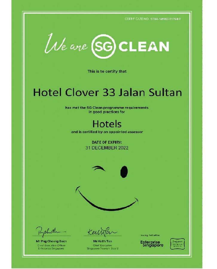 Hotel Clover 33 Jalan Sultan Singapore Exteriör bild